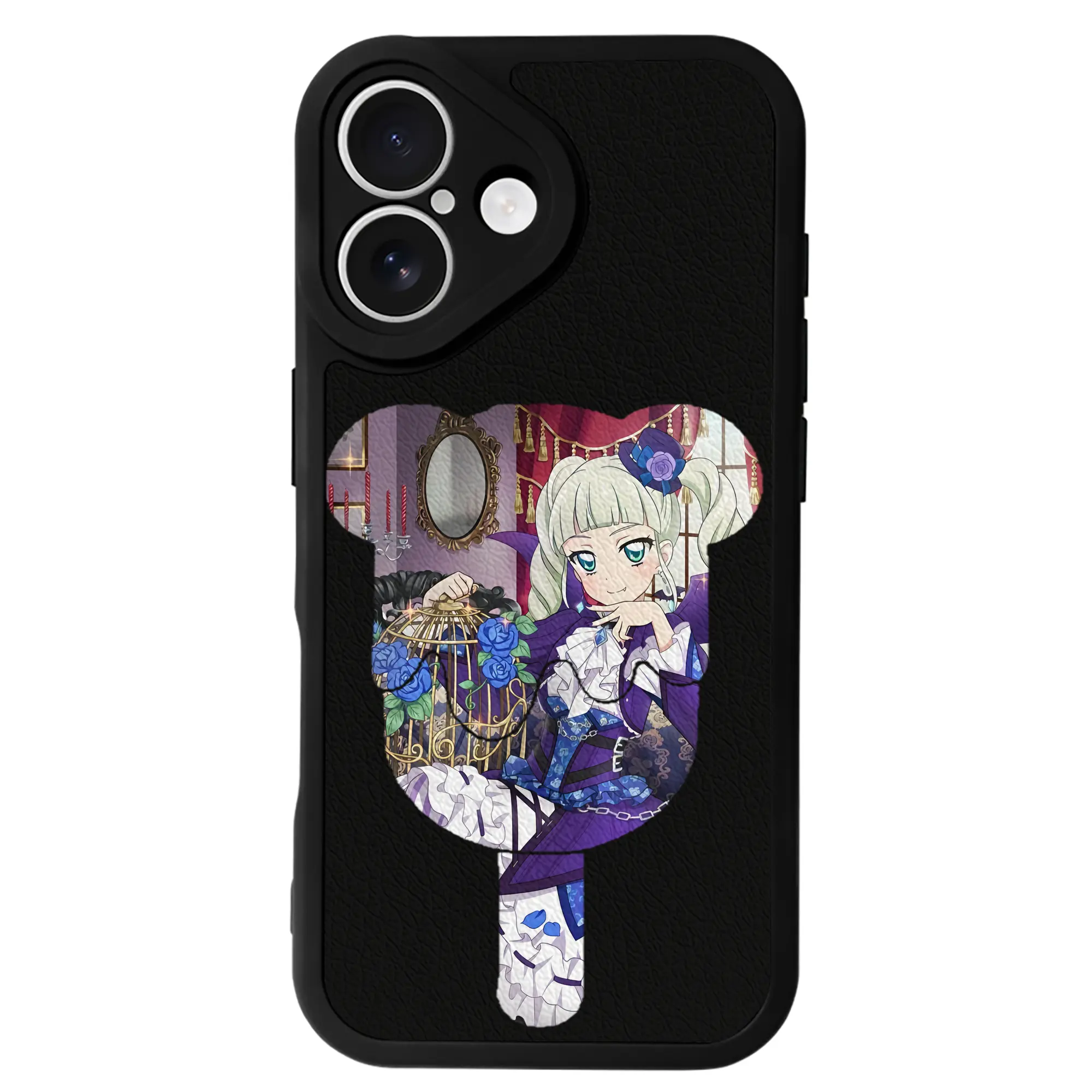 アイカツ グッズ 藤堂 ユリカ - IPhone 16シリーズ対応 ・ シリコンスマホケース ・ レザー調 ・ 高精度フィット ・ 耐衝撃 ・ ワイヤレス充電対応 ・ 精密カット